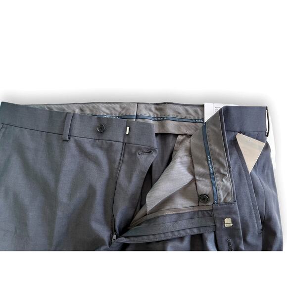 Perry Ellis Portfolio Modern Fit Dress Suit Pants | 38 x 34 Grey NEW - Picture 4 of 10